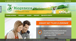 Desktop Screenshot of biogeneza.pl